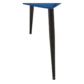 CLP 4er Set Esszimmerstühle Emia Mit Samtbezug I Polsterstuhl Mit Metallgestell I Küchenstuhl Mit Bodenschonern