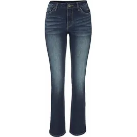 Arizona Bootcut-Jeans »Baby Bootcut« leicht ausgestelltes Bein, hohe Leibhöhe Gr. 84 - L Gr, dark blue us, , 634039-84 K + L Gr