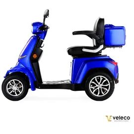 VELECO GRAVIS Elektromobil 1000W Seniorenmobil 4-Rad blau