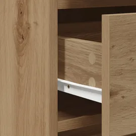 vidaXL Sideboard Eiche Handwerklich 40 x 40,5 x 75 cm Holzwerkstoff