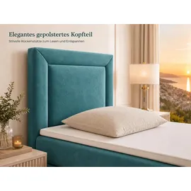 Best For Home Trinity 90 x 200 cm Blau/Türkis