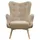 lookway Relaxsessel gepolstert 80 x 105 x 86 cm Beige