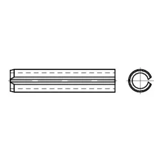 Industrial Quality Supplies DIN 1481 Spannstift (Spannhülse), schwere Ausführung, FST 5x50 KP