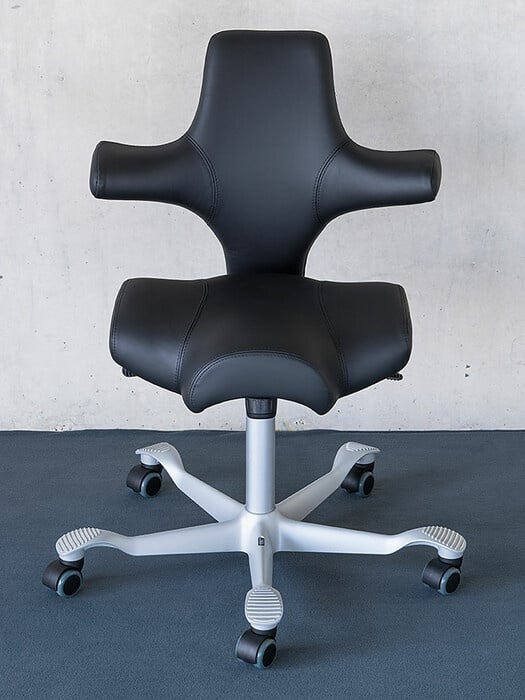 Chaise de bureau pivotante HAG Capisco HÅG, Designer Peter Opsvik, 86.5-114x58x46-51 cm