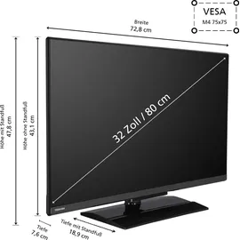 Toshiba 32LA3E63DAZ 32" LED Full HD Android TV