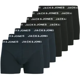 JACK & JONES JACTONY SOLID TRUNKS 7er Pack Blau / Schwarz L