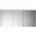 Spiegelschrank LED-Beleuchtung 3 Türen mittlerer Tür Anschlag rechts 1400x700x170mm SPQK140LF5381 Farbe