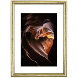 Holz Bilderrahmen Phoenix 18x24cm Gold