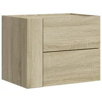 VidaXL Wand-Nachttisch Sonoma-Eiche 45x30x35 cm