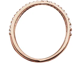 Elli Ring Damen Wickel X mit Zirkonia Kristallen in 925 Sterling Silber