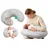Totsy Baby Stillkissen klein Mond Minky 130 cm - Nursing und Breastfeeding Pillow Stillmond Stützkissen Stillhörnchen kleines Still Kissen und Lagerungskissen beim Stillen Oeko-Tex Teddybären