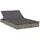 vidaXL Sonnenliege 200 x 130 x 30 cm Grau