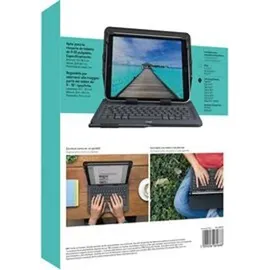 Logitech Folio mit Tastatur CH Universal 10" schwarz