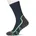 Poly Mid Trekkingsocke B Blau-Fluo-Grün 46/48