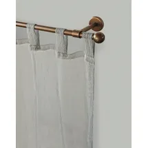 GARESA Gardinenstange Bolti braun (bronzefarben), L:100cm Ø:16mm, Metall, Gardinenstangen, Vorhanggarnitur, verlängerbar, Wandmontage, ohne Ringe