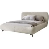 Mirjan24 Polsterbett, Creme, Textil, Rechteckig, 140x200 cm, Schlafzimmer, Betten, Polsterbetten