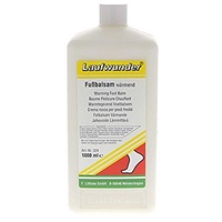 Laufwunder Fußbalsam wärmend wärmende Deocreme für kalte Füße, 1000 ml