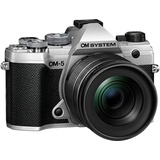 OM System OM-5 Kit mit Objektiv, 20 MP Live MOS 5184 x 3888 Pixel silber