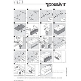 Duravit Ketho Waschtischunterschrank 1 Auszug, KT666704343