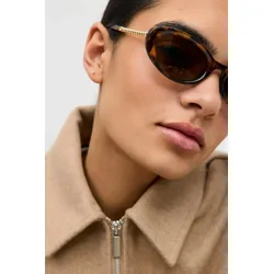 Gina Tricot - Chain detail sunglasses - Sonnenbrillen - Beige - ONESIZE - Dame - Beige - ONESIZE