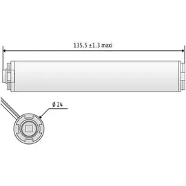 SOMFY Antrieb LV25-B44, 24VDC 1000030