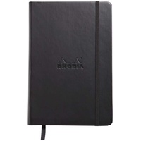 Rhodia Webnotebook A5, 96 Blatt blanko, 90g - schwarz