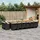 vidaXL Garten-Essgruppe 17-tlg. Schwarz