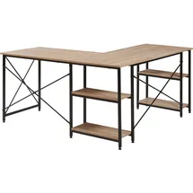 [en.casa] Eckschreibtisch Klirurud Eiche