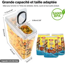 yashe Frischhaltedose 3,7 l 6-teiliges Set