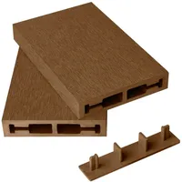 WPC Zaunbrett 92H20 Zaun - 6 Farben Zaunlatten Gartenzaun 92 x 20 x 2900 mm