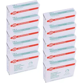 NOBAMED Noba Mundspatel aus Holz 114 x 14 mm; 10 x 100 Stück,