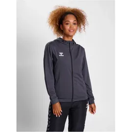 hummel Authentic PL ZIP HOODIE WOMAN asphalt S