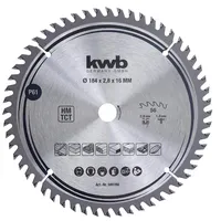 KWB Kreissägeblatt 184 x 16 mm, sehr feiner Schnitt,