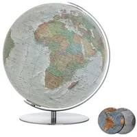 Columbus Tischglobus Regent Ø 34cm, Duo Alba Acrylglas Edelstahl