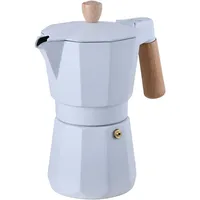 BERGNER NATURALLY - Kaffeemaschine 3 Tassen Aluminium Weiß -