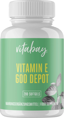 VITAMIN E 600 I.E. Depot vegan hochdosiert Weichk. 200 St