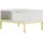 petits-meubles Couchtisch Seattle Weiß MDF 80 x 45,4 x 60 cm