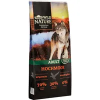 Dehner Wild Nature Hundefutter Hochmoor, Trockenfutter getreidefrei / zuckerfrei, für ausgewachsene Hunde, Ente, 12 kg