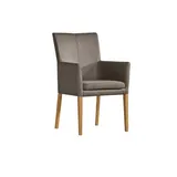 Niehoff Colorado Armlehnstuhl 742, Wildeiche, Microfaser Nirvana schlamm