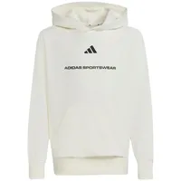 Adidas Kinder Kapuzensweat Slogan Fleece, OWHITE, 164
