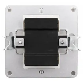 McPower Serien-Schalter Shallow 2-fach, 250V~/10A, UP, Klemmanschluss, weiß