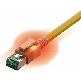 SACON S/FTP Patchkabel Kat.6A (Class EA), LSOH, gelb, 2 m