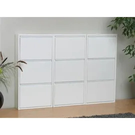 VCM Pisa 9 Klappen 0 x 0 x 0 cm weiß / weiß