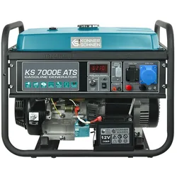 Könner & Söhnen Benzin-Generator KS 7000E ATS Notstromaggregat mobiler Generator