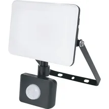 Müller-Licht 21600070 LED-Außenstrahler mit Bewegungsmelder 10W Leuchtfarben: Neutralweiß