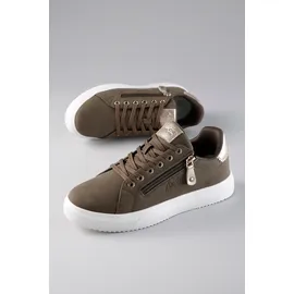 aniston shoes Sneaker Damen Oliv/Gold 36