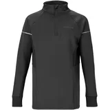 Endurance Funktionsshirt "Kredly", Jungen, Gr. 128, schwarz, 85% Polyester, 15% Elasthan, unifarben, normal, ohne Ausschnitt, Shirts Funktionsshirt, mit reflektierenden Elementen