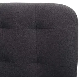 Mendler Drehstuhl HWC-H42 Stoff/Textil dunkelgrau
