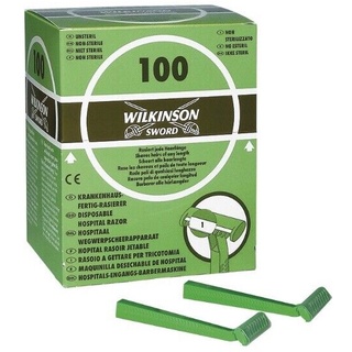 100 Stk Wilkinson Einweg-Rasierer - Krankenhaus-Fertig-Rasierer - Einwegrasierer