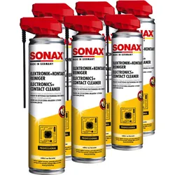 6x 400 Ml Sonax Elektronik/ Kontaktreiniger Spezial Reiniger Mit Easyspray: Sonax Artikelnr.: 04603000